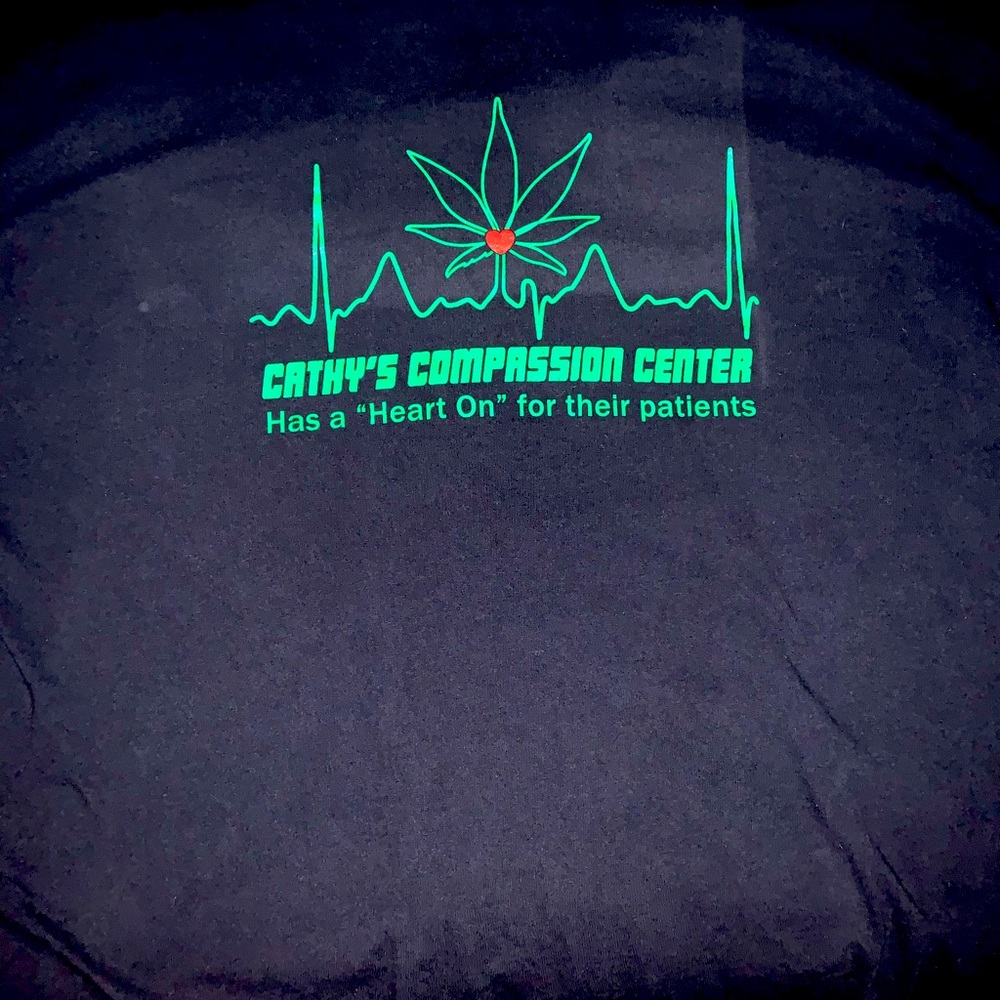 Black weed dispo shirt